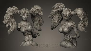 Busts of heroes and monsters (BUSTH_0077) 3D model for CNC machine